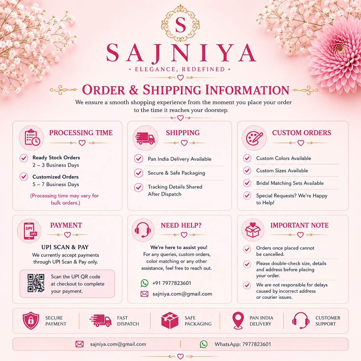Order Info