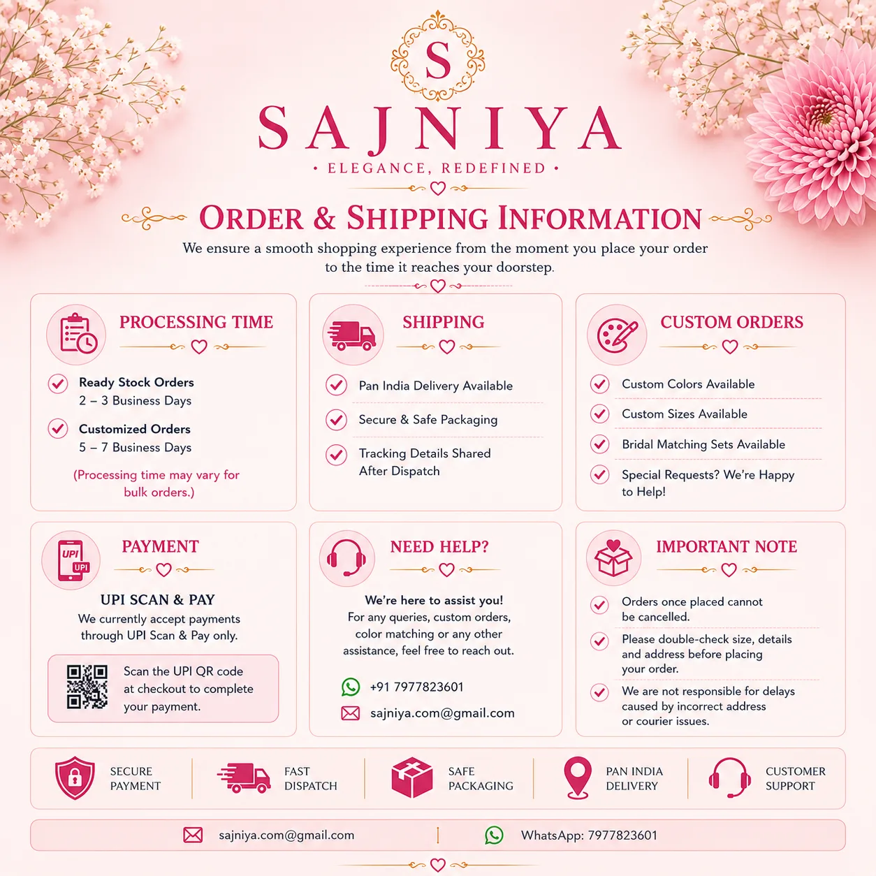 Order Info